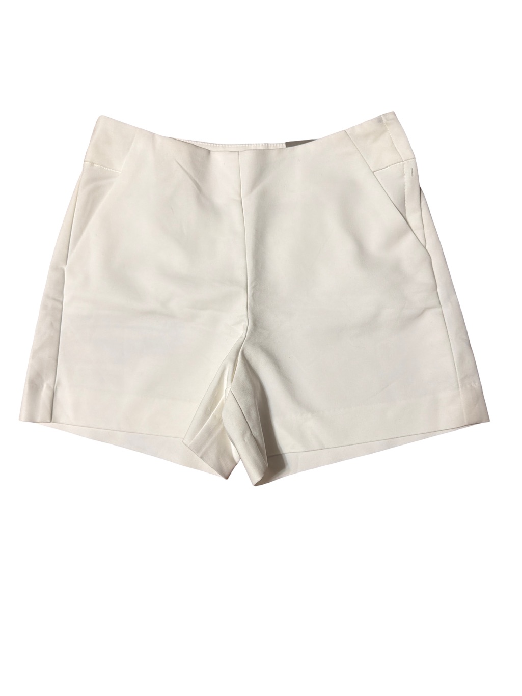 Maurices White Tailored High-Rise Shorts With Pockets